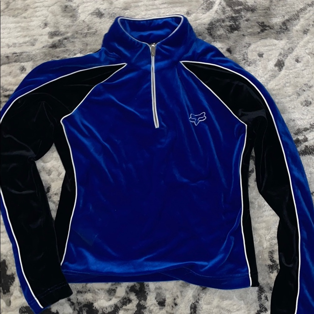 Vintage Fox Velour Sweater